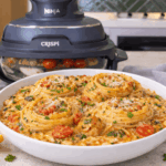 proteinreiche gemüsepasta aus dem airfryer