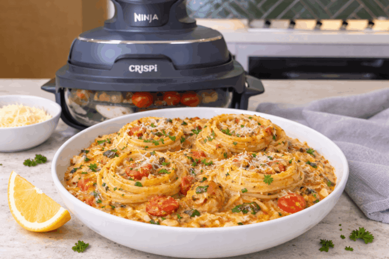 proteinreiche gemüsepasta aus dem airfryer